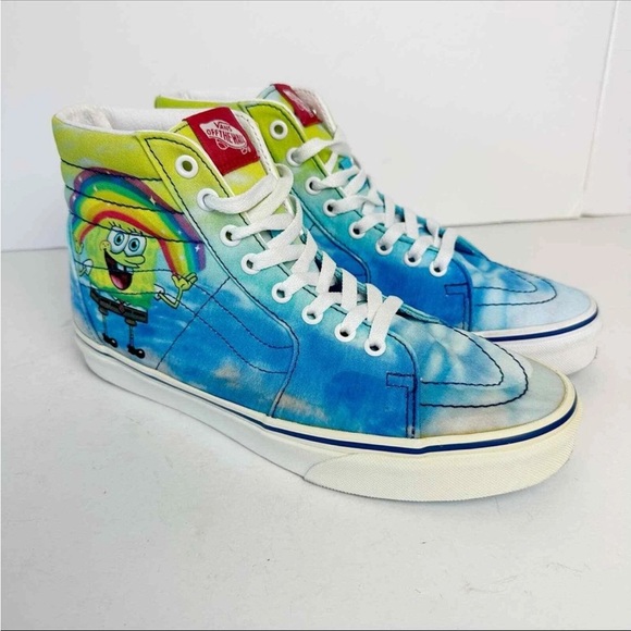 VANS UNISEX SH8-HI SPONGEBOB Men’s 9 Women’s 10.5 Cartoon - Picture 9 of 15